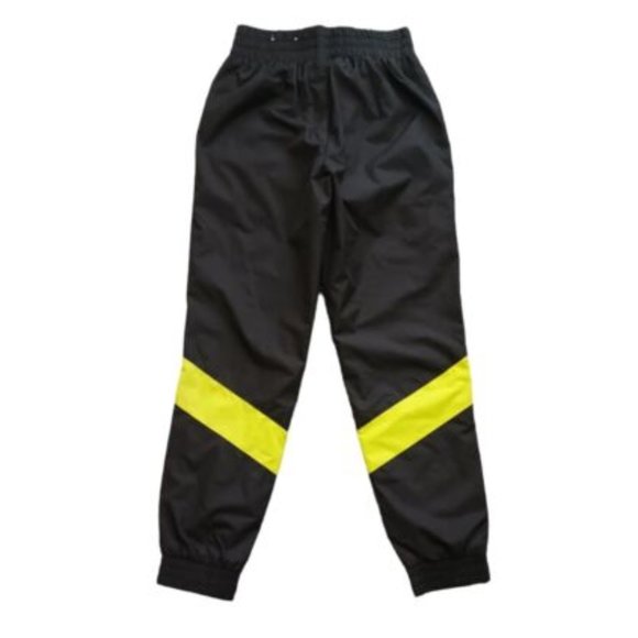 FLIRTITUDE ACTIVE SWEATPANTS ELASTIC WAIST CUFFED LEGS BLACK & Green Size XS - Picture 2 of 6